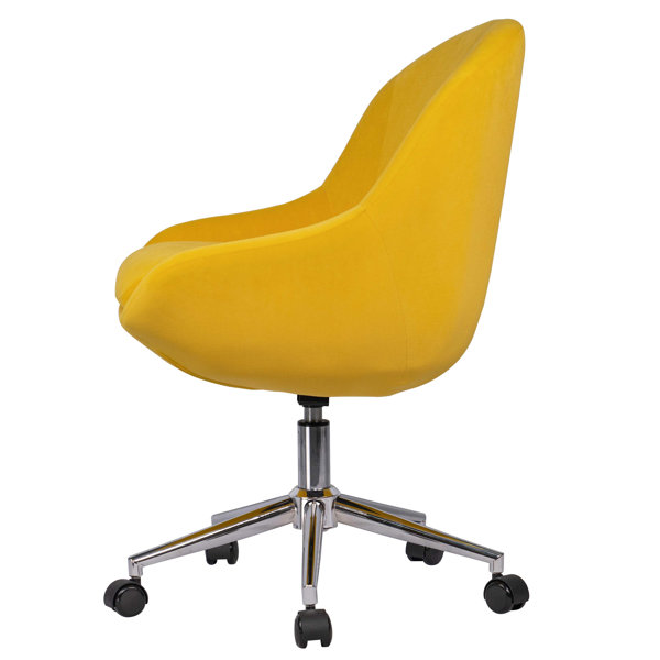 Everly Quinn Kayveon Velvet Task Chair & Reviews Wayfair